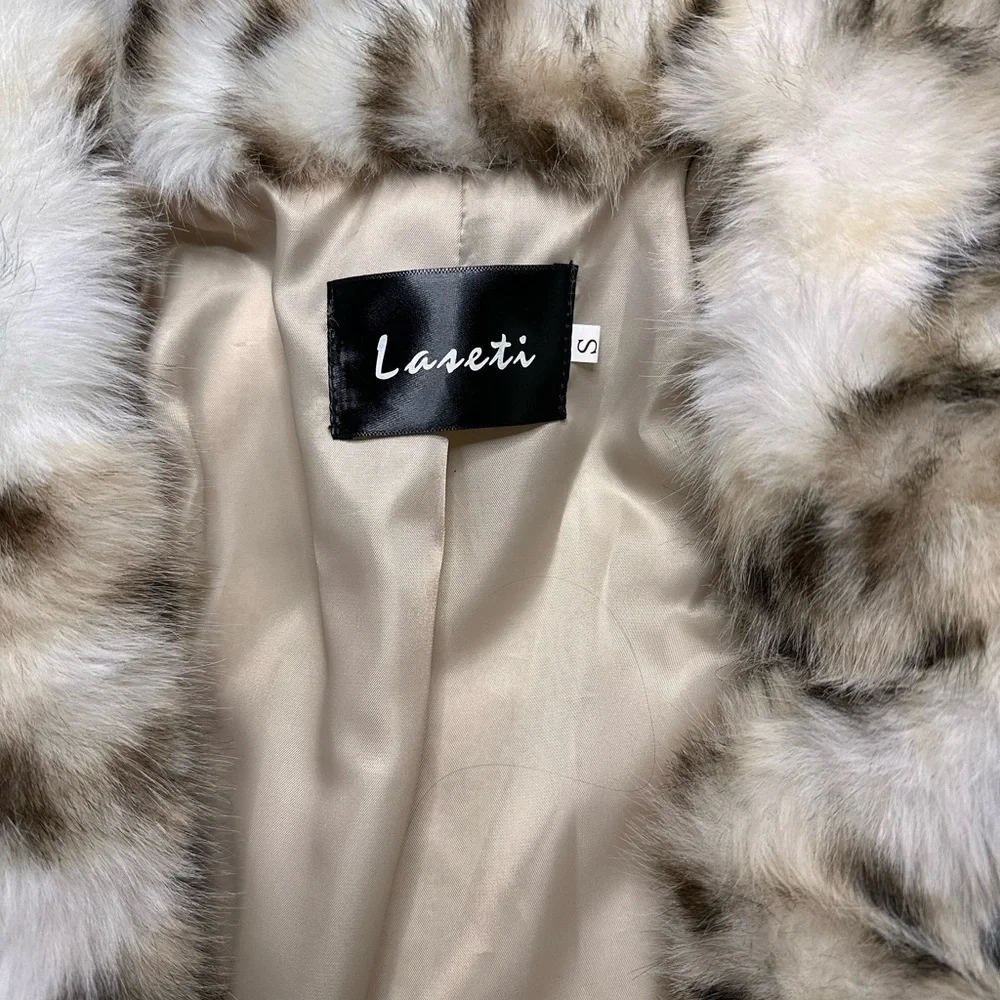 Chic Leopard Print Teddy Jacket - Picture 2 of 2